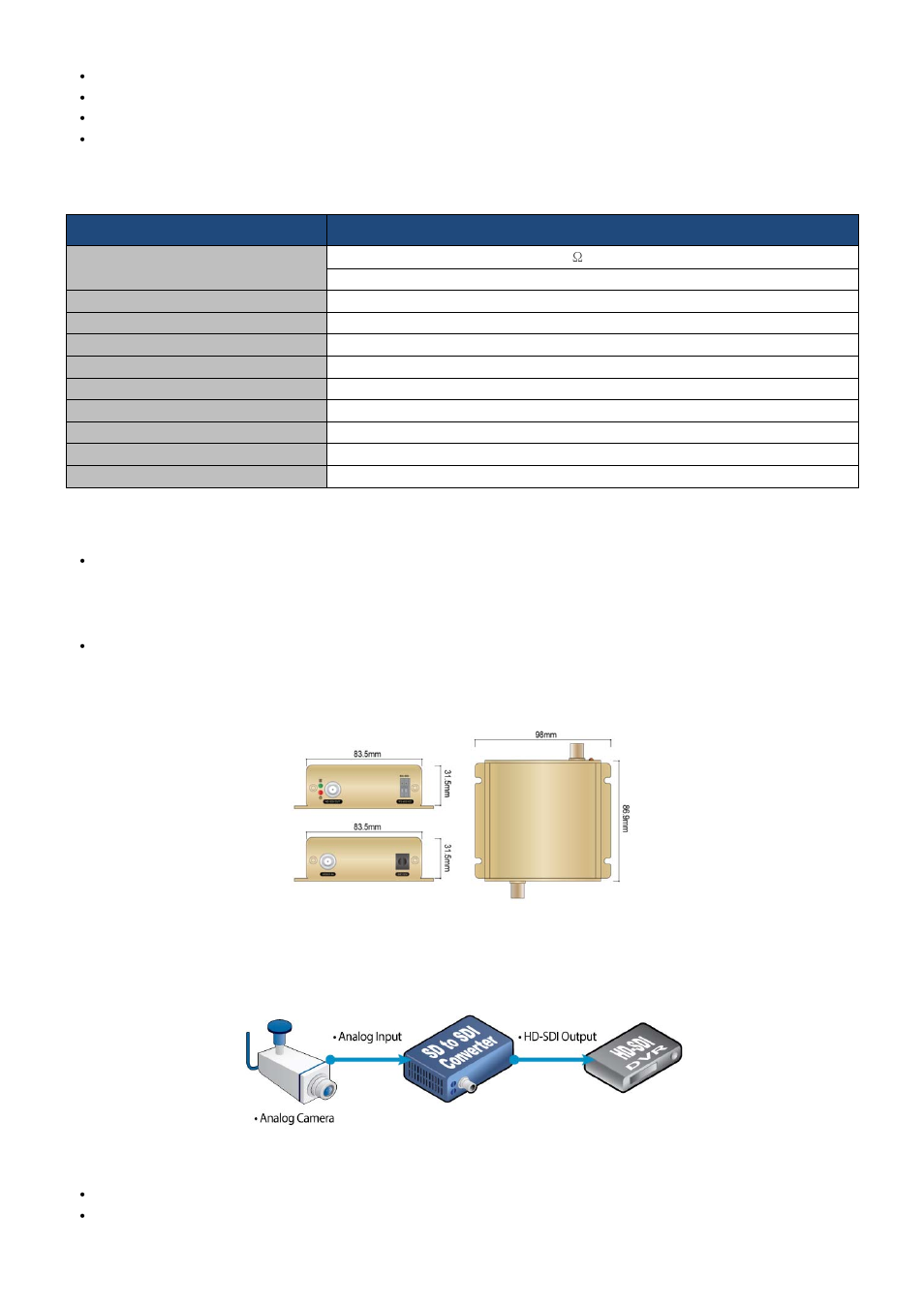 3 technical specification, 4 unpacking, 5 service | 6 system dimension diagram, 7 connector wiring | KT&C KVR-1601S User Manual | Page 181 / 192