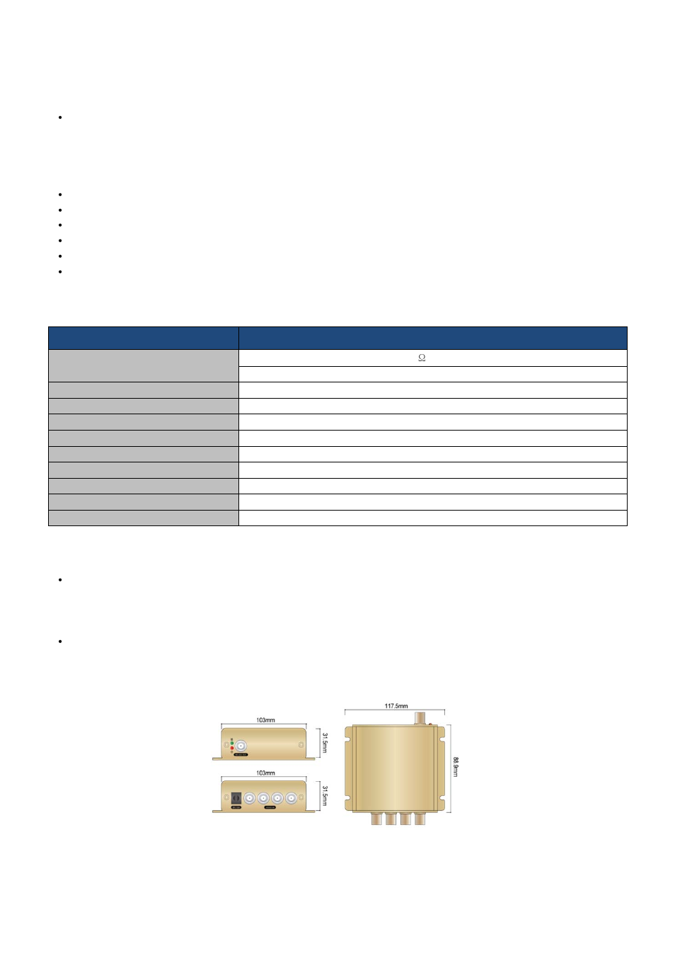 1 introduction, 2 features, 3 technical specification | 4 unpacking, 5 service, 6 system dimension diagram | KT&C KVR-1601S User Manual | Page 183 / 192