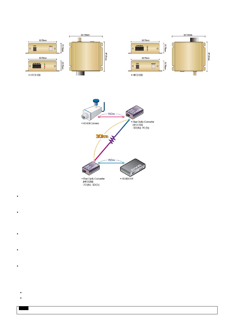 6 system dimension diagram, 7 connector wiring, 8 cable | KT&C KVR-1601S User Manual | Page 191 / 192