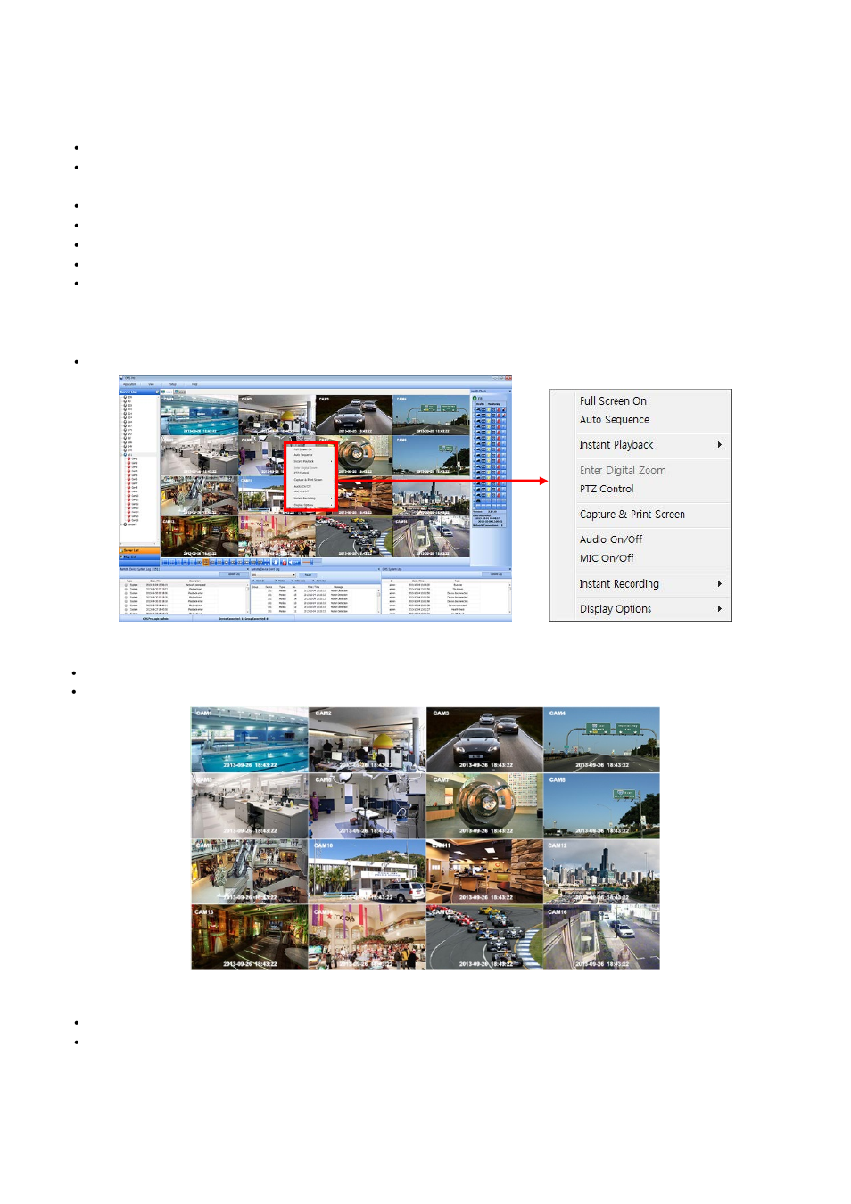 7 live (live video monitoring system), 1 overview, 2 live monitor menu | KT&C KVR-1601S User Manual | Page 96 / 192