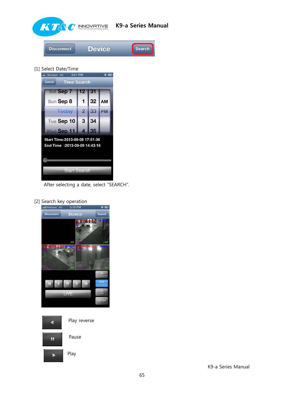 K9-a series manual | KT&C K9-a Series User Manual | Page 65 / 80