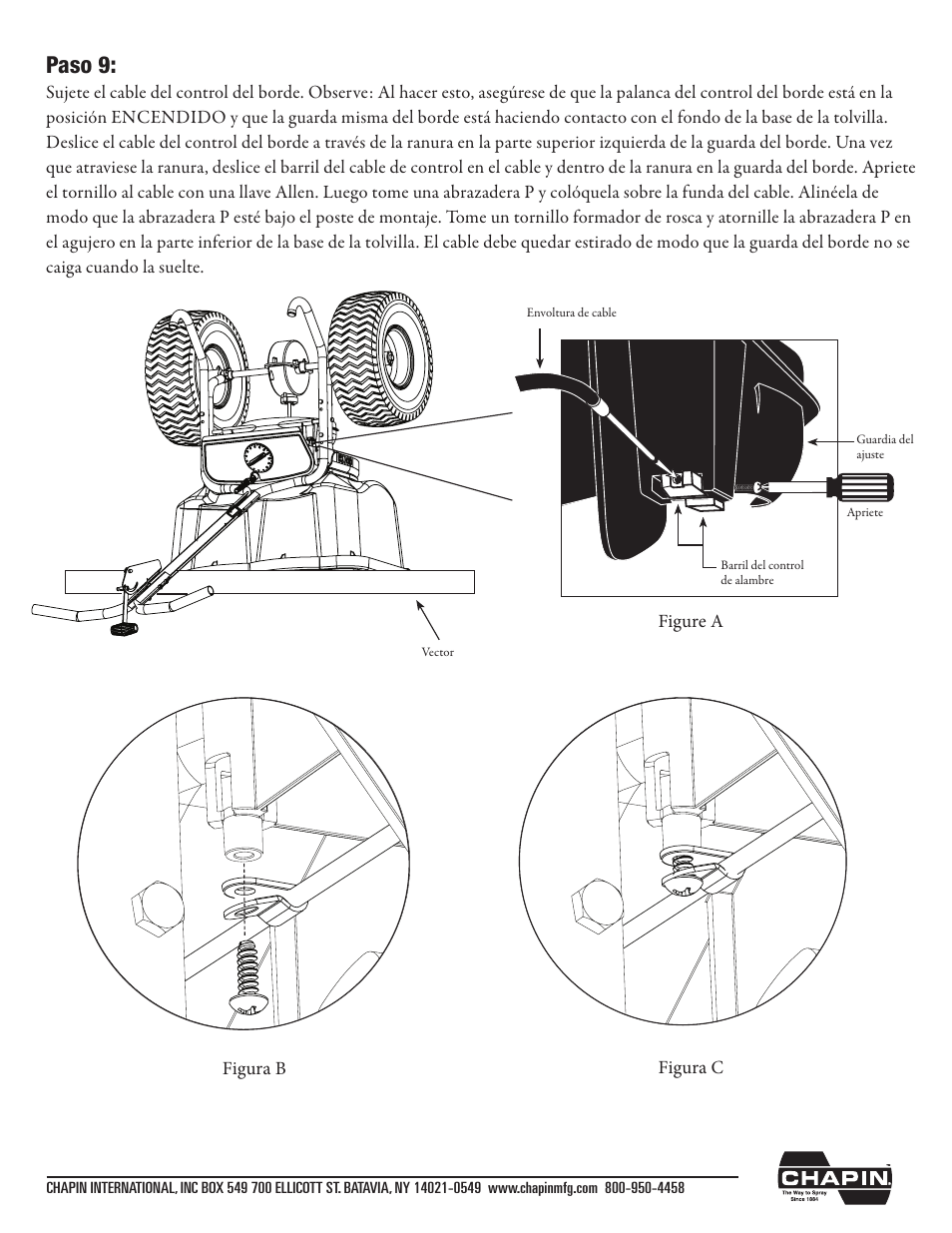 Paso 9 | Chapin 82125 User Manual | Page 15 / 28