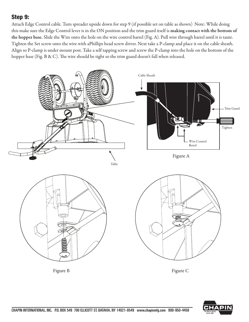 Step 9 | Chapin 82125 User Manual | Page 6 / 28