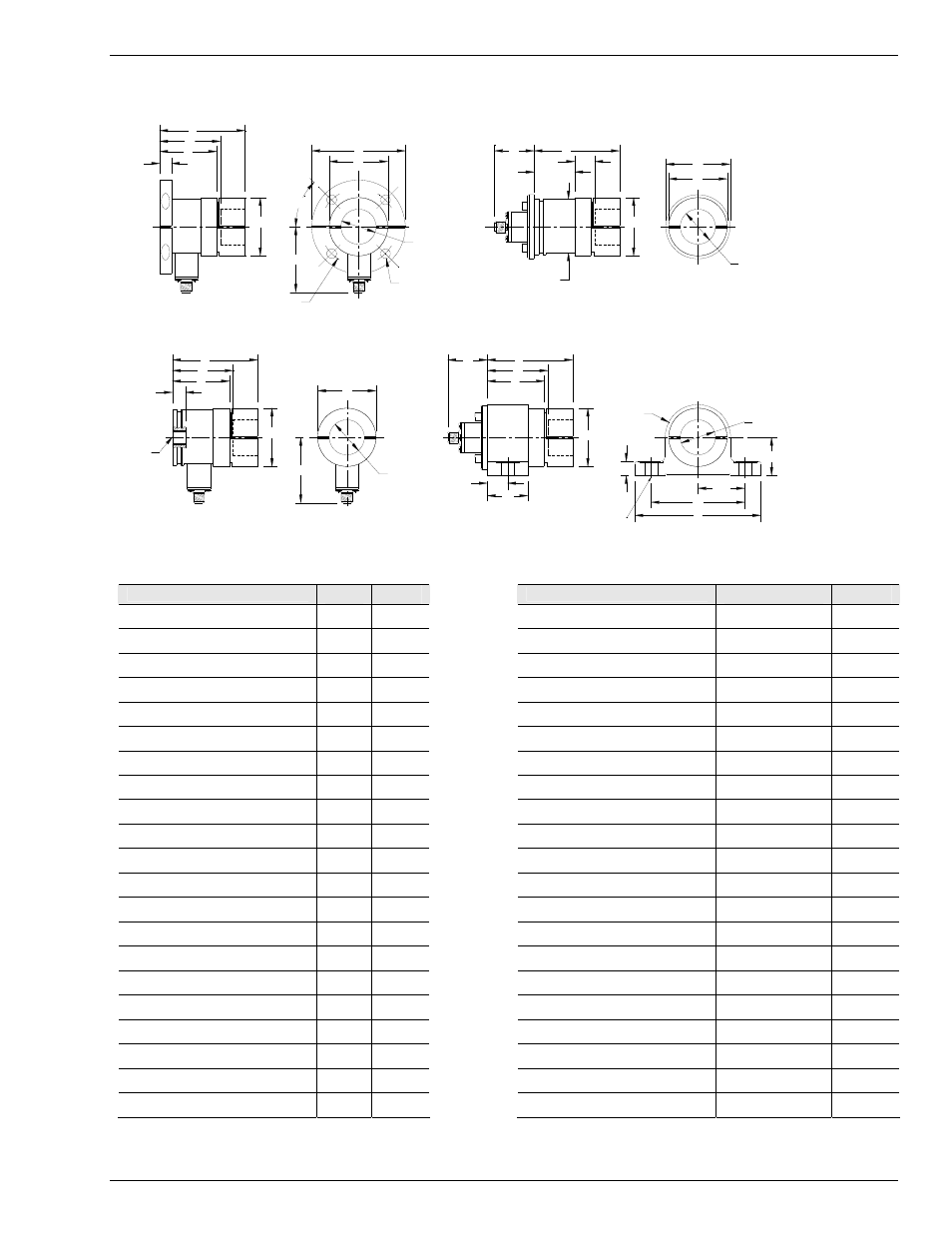 4 mounting dimensions | Cleveland Motion Controls ULTRA ISC CARTRIDGE TRANSDUCER REV AA User Manual | Page 26 / 40