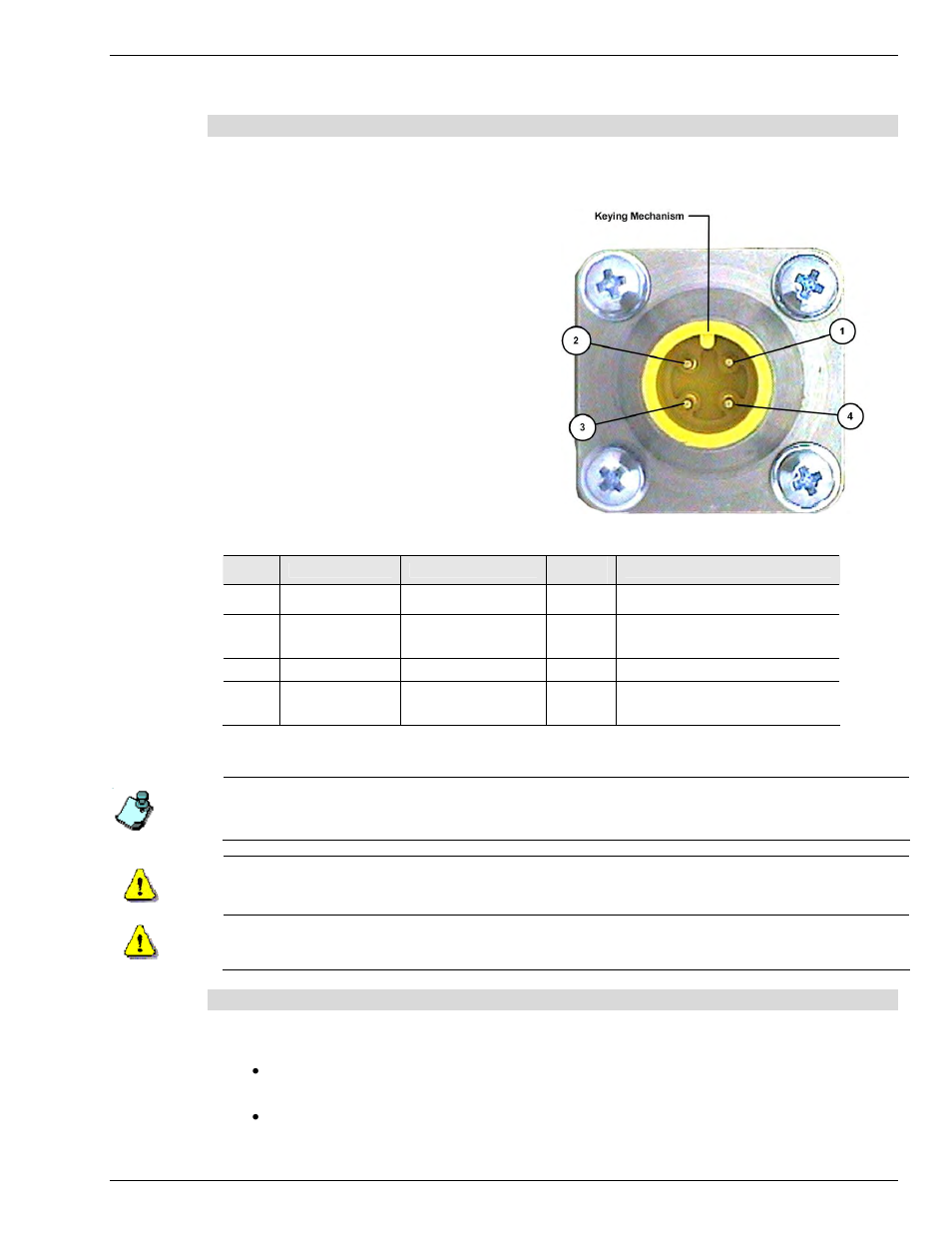 1 m12 mating connector, 2 electrical connections and wiring, Ating | Onnector, Lectrical, Onnections and, Iring, 1 m12 | Cleveland Motion Controls ULTRA ISC CANTILEVER TRANSDUCER CLTSCM REV AA User Manual | Page 16 / 40