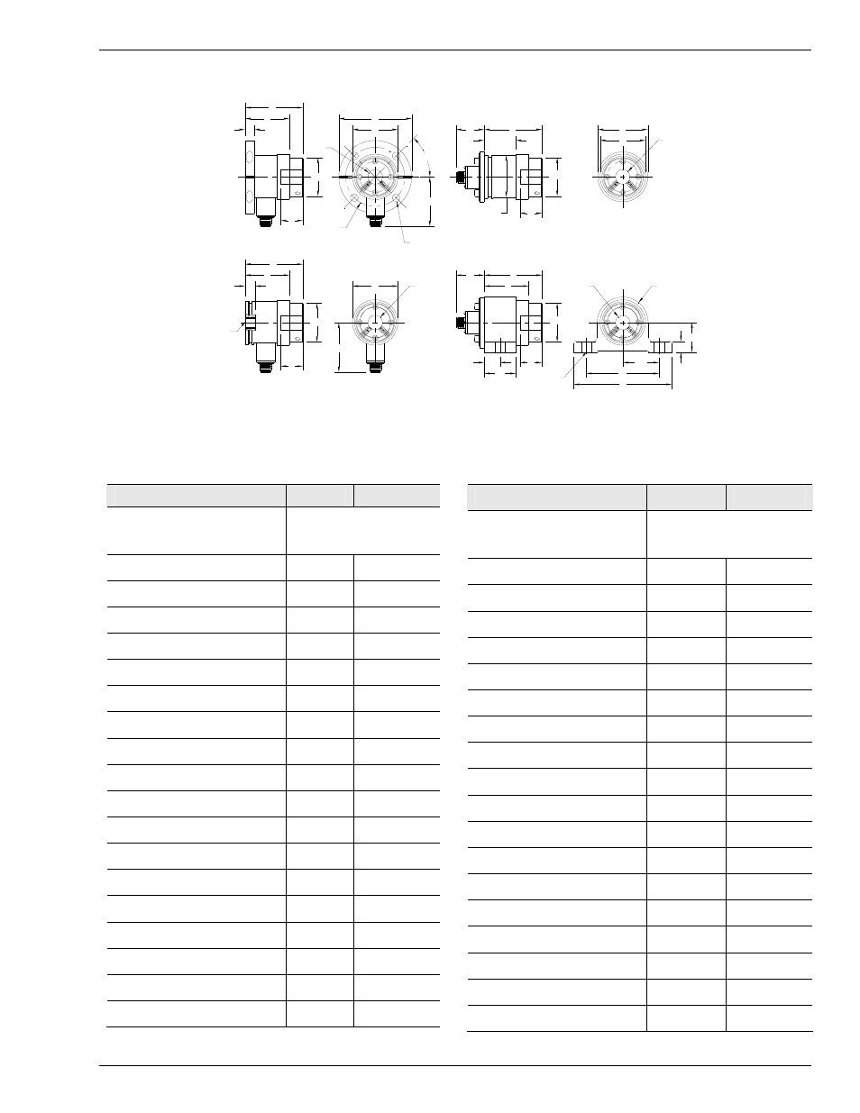 4 mounting dimensions | Cleveland Motion Controls ULTRA ISC CANTILEVER TRANSDUCER CLTSCM REV AA User Manual | Page 26 / 40