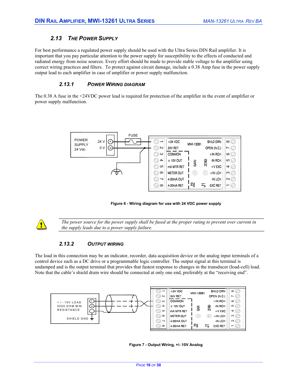 13 t | Cleveland Motion Controls DIN Rail Amplifier MWI-13261 Ultra Series Isolated REV BA User Manual | Page 16 / 30