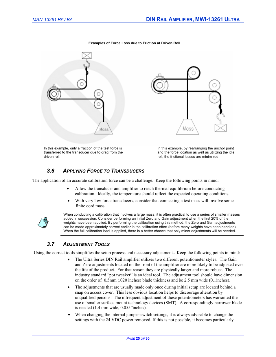 Cleveland Motion Controls DIN Rail Amplifier MWI-13261 Ultra Series Isolated REV BA User Manual | Page 25 / 30