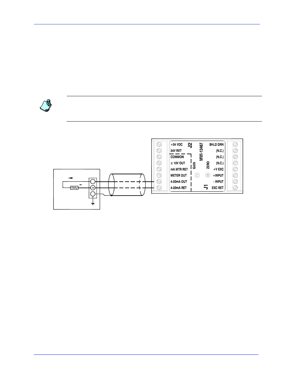 1 4 to 20 ma analog current loop | Cleveland Motion Controls Classic Series DIN Rail Amplifier with Isolated Output MWI-13467 REV CA User Manual | Page 17 / 30