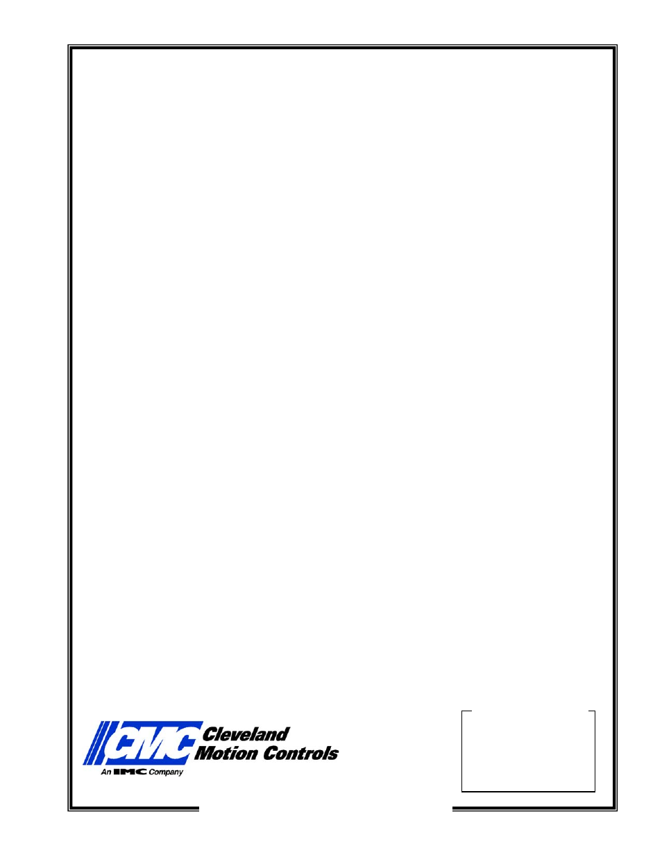 Cleveland Motion Controls Classic Series DIN Rail Amplifier Non-Isolated MWI-13466 REV CA User Manual | 26 pages