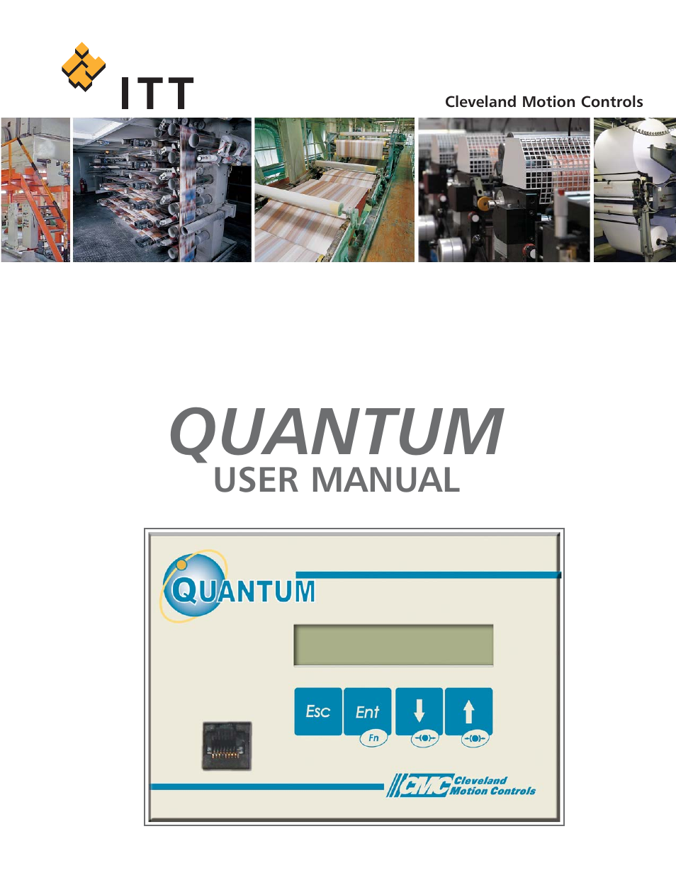 Cleveland Motion Controls Quantum Tension Controller REV A User Manual | 37 pages
