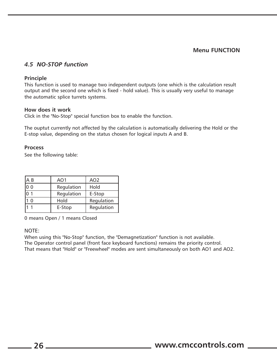 Cleveland Motion Controls Quantum Tension Controller REV A User Manual | Page 26 / 37