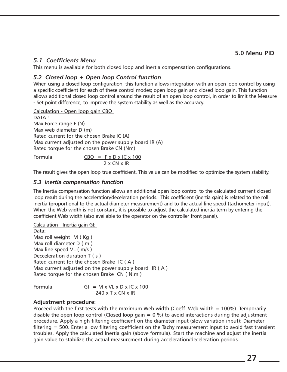 Cleveland Motion Controls Quantum Tension Controller REV A User Manual | Page 27 / 37