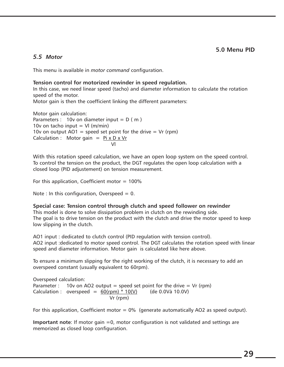 Cleveland Motion Controls Quantum Tension Controller REV A User Manual | Page 29 / 37