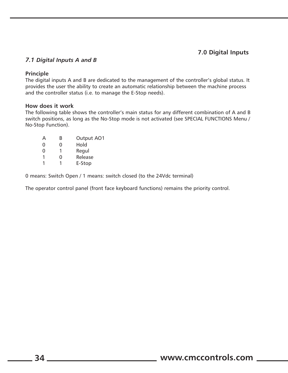 Cleveland Motion Controls Quantum Tension Controller REV A User Manual | Page 34 / 37