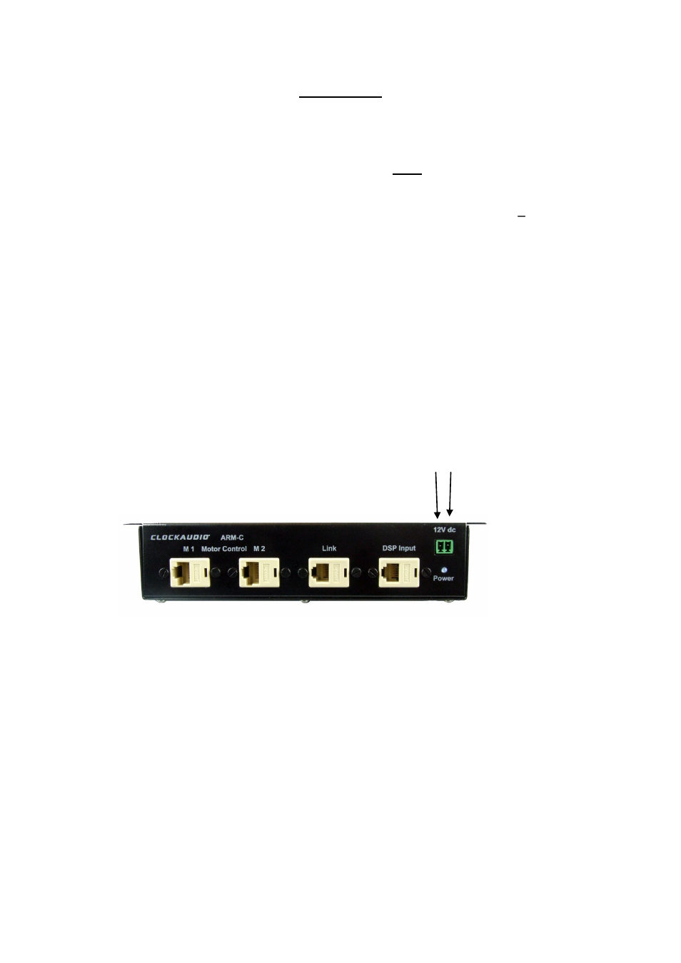 Clock Audio ARM-C User Manual | Page 4 / 6