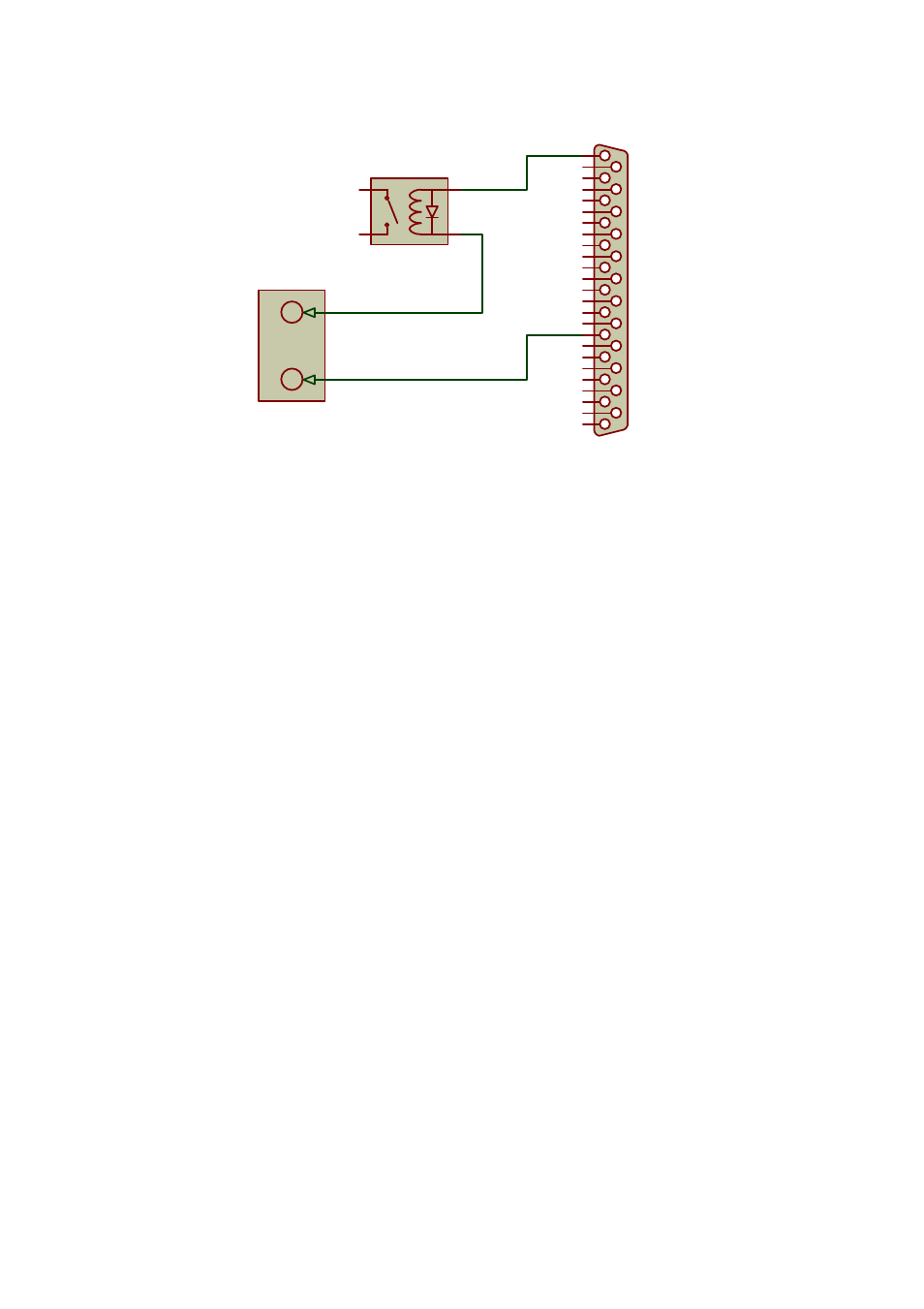 Page 15 3. relays can be wired as follows | Clock Audio MR 88 User Manual | Page 15 / 22