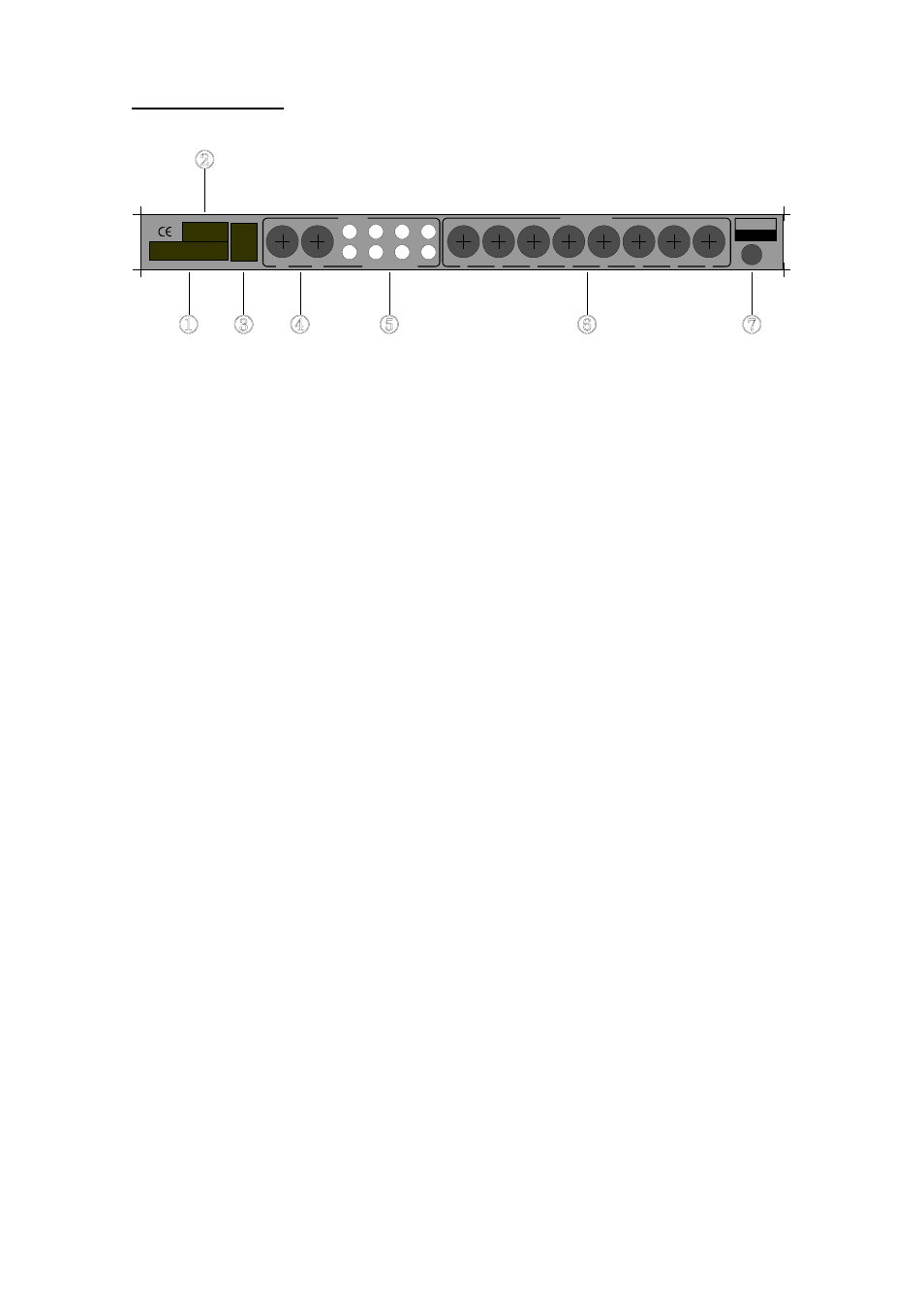 Page 6 mr88 rear panel | Clock Audio MR 88 User Manual | Page 6 / 22