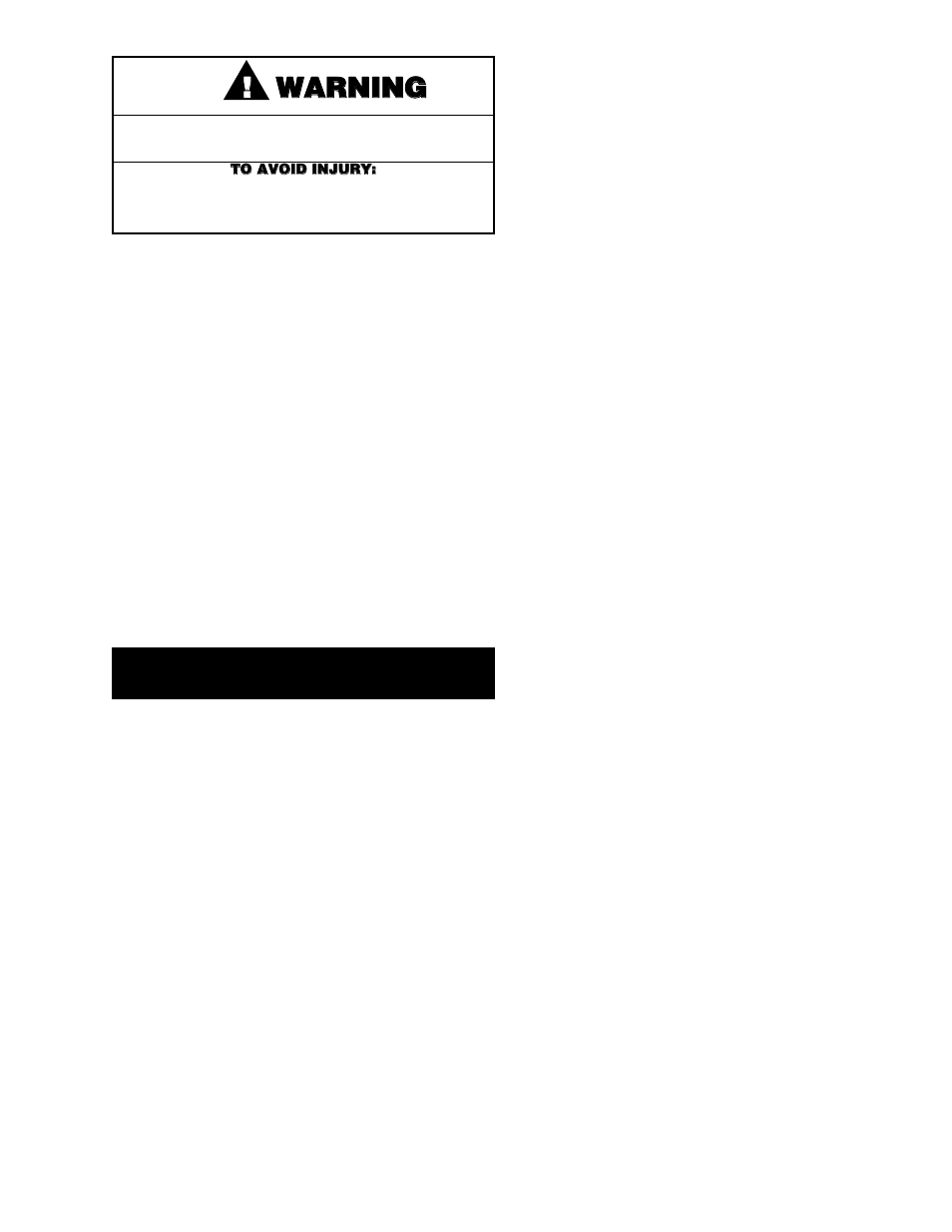 Wwa ar rn niin ng g | CM-ET Lodestar User Manual | Page 12 / 48
