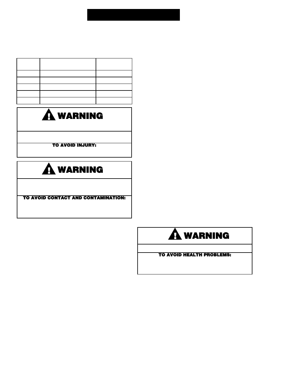 Maintenance w wa ar rn niin ng g, Wwa ar rn niin ng g | CM-ET Lodestar User Manual | Page 15 / 48