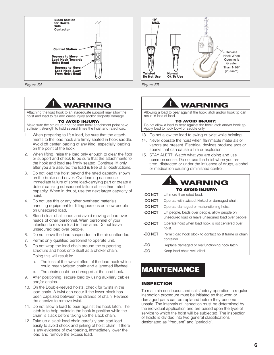 Maintenance | CM-ET Prostar User Manual | Page 7 / 24