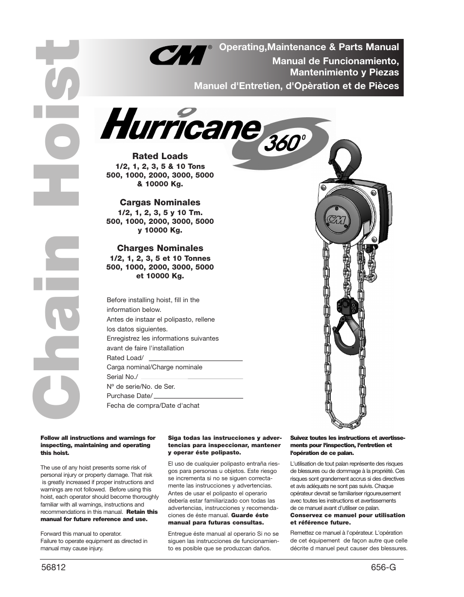 CM-ET Hurricane 360 User Manual | 48 pages
