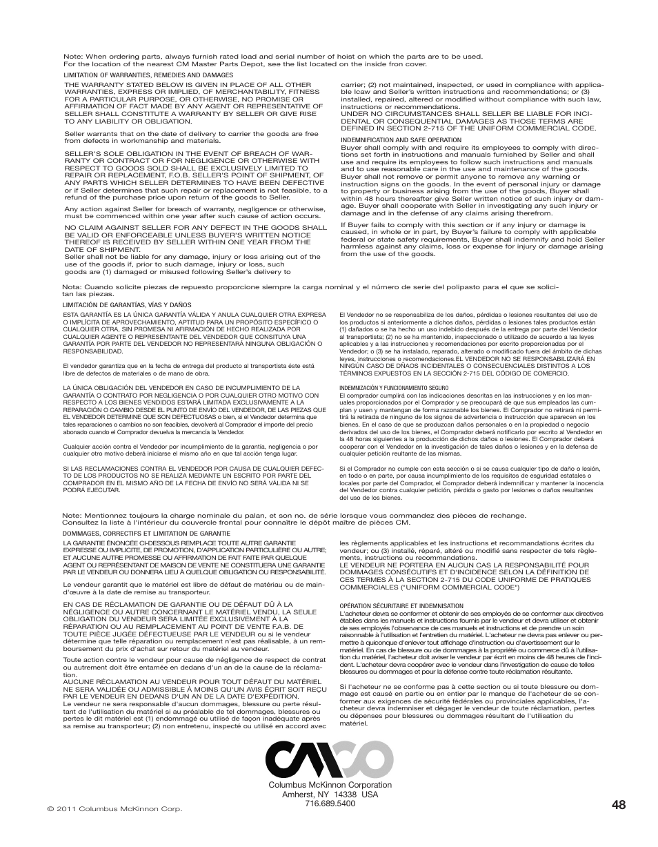 CM-ET Hurricane 360 User Manual | Page 48 / 48