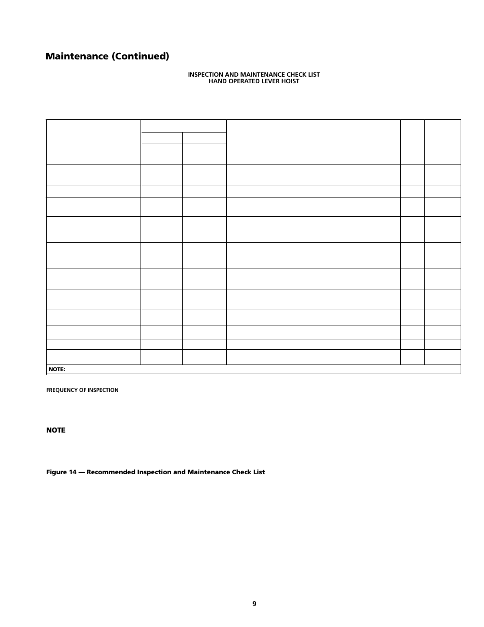 Maintenance (continued) | CM-ET Series 653 User Manual | Page 12 / 42