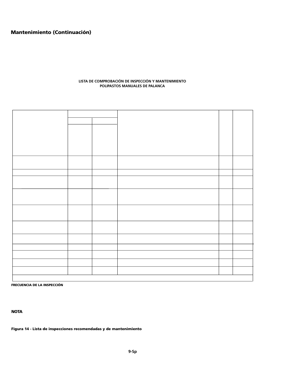 Mantenimiento (continuación) | CM-ET Series 653 User Manual | Page 25 / 42