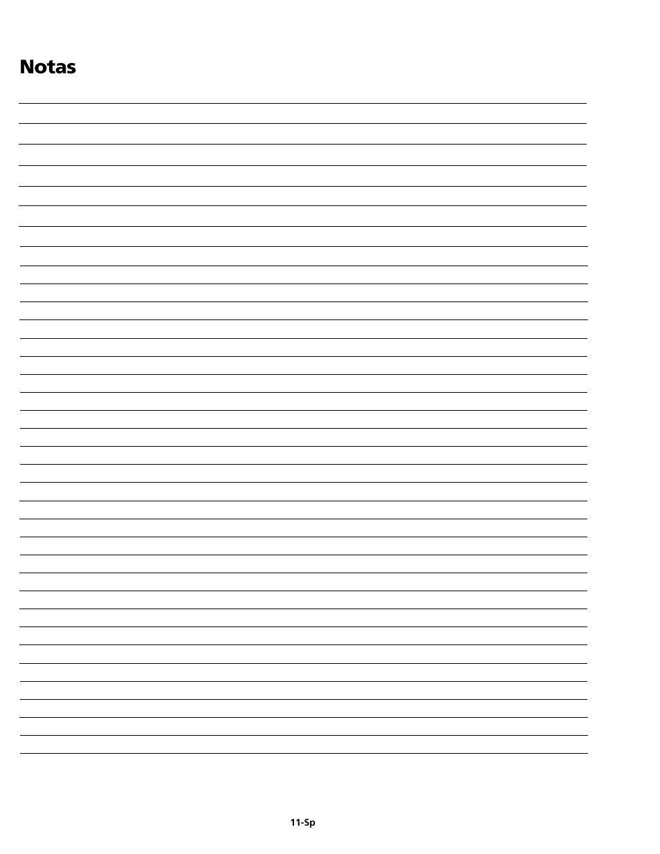 Notas | CM-ET Series 653 User Manual | Page 27 / 42