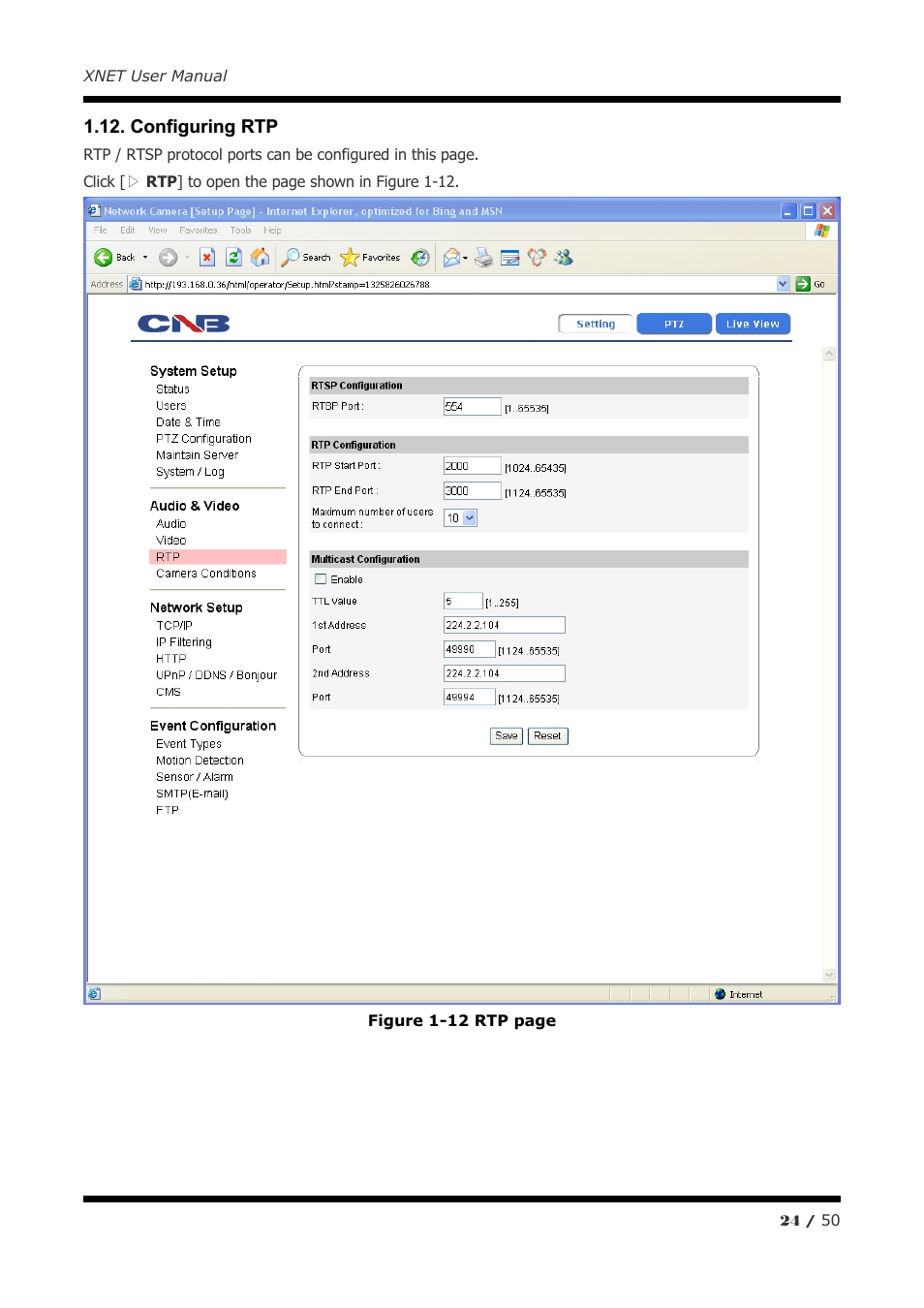 CNB IGC2050F User Manual | Page 24 / 50