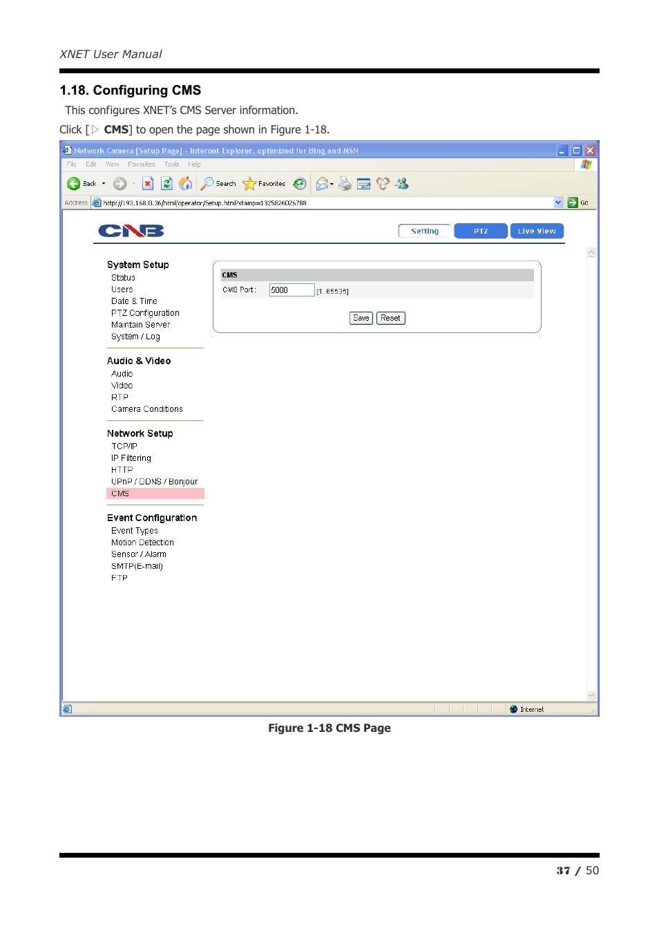 CNB IGC2050F User Manual | Page 37 / 50