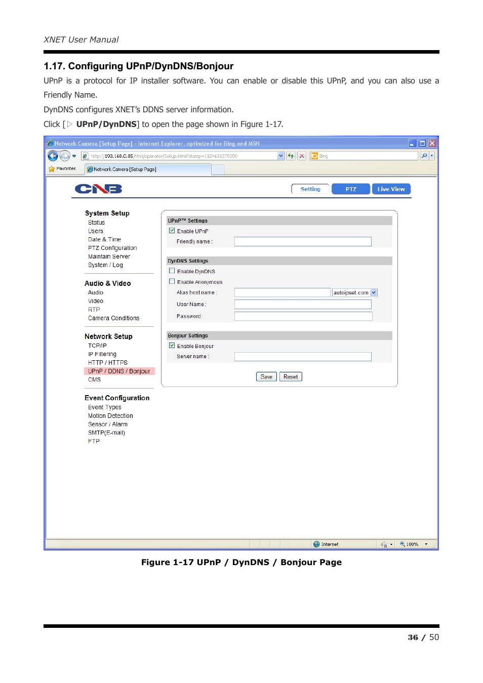 CNB IGP2035F User Manual | Page 36 / 50