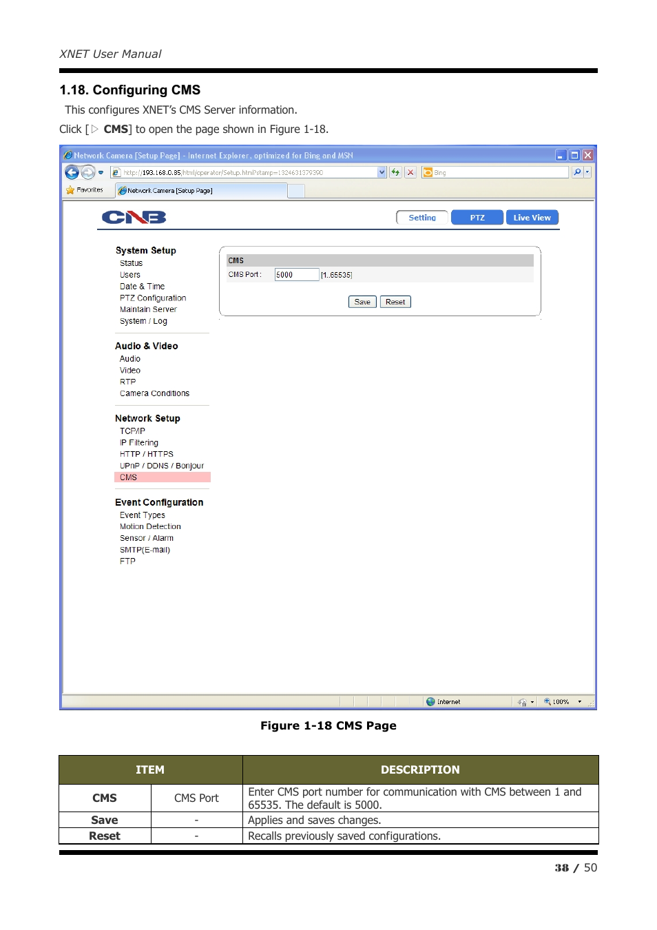 CNB IGP2035F User Manual | Page 38 / 50