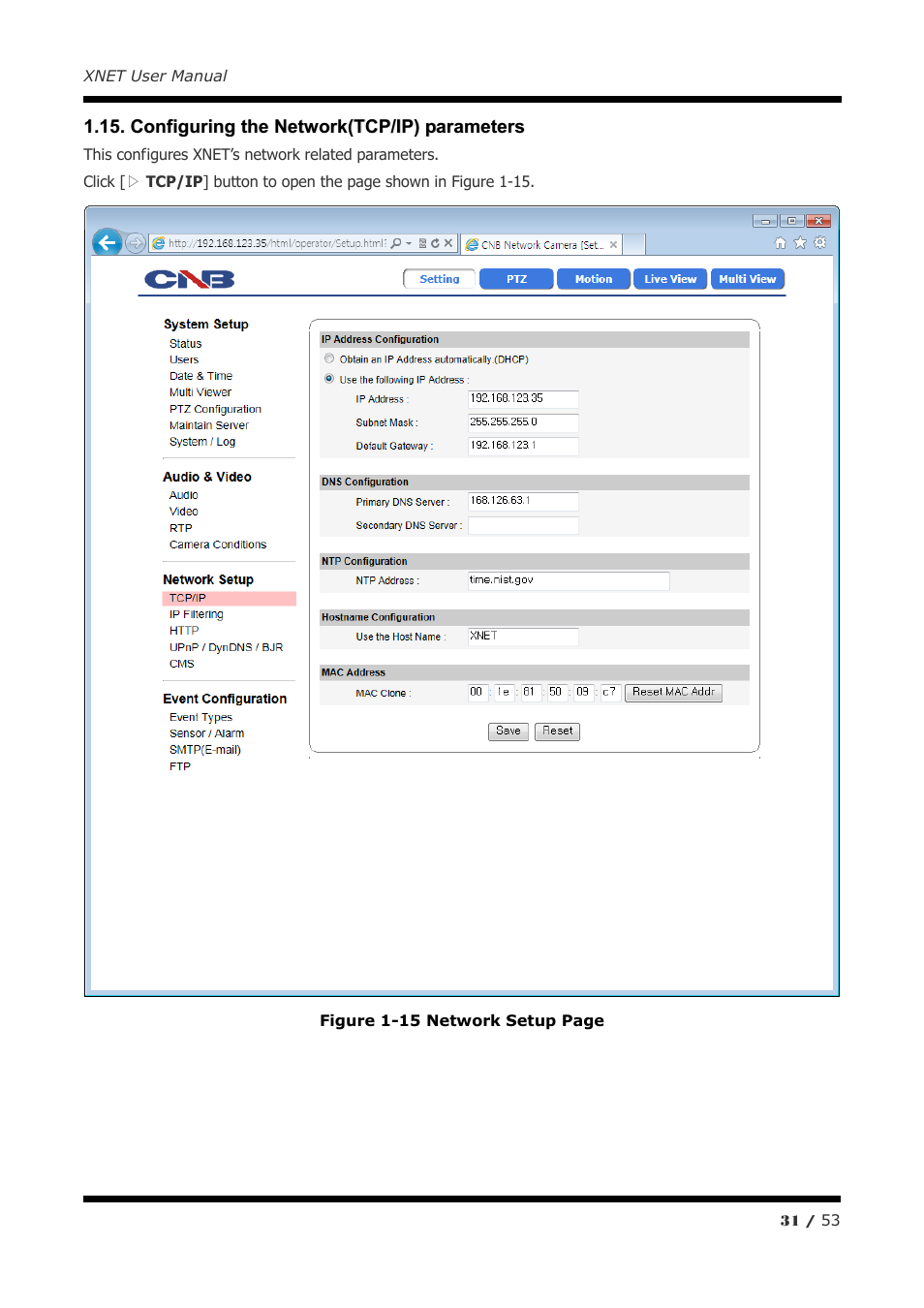 CNB IGP1030 User Manual | Page 31 / 53