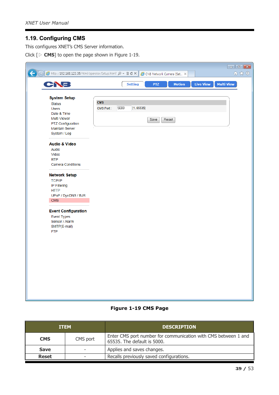 CNB IGP1030 User Manual | Page 39 / 53