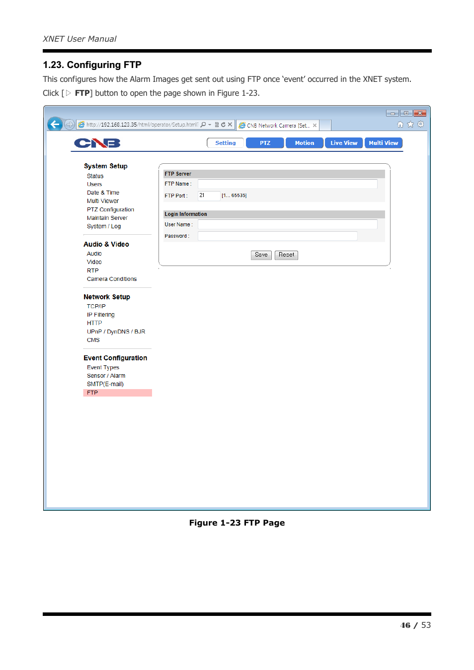 CNB IGP1030 User Manual | Page 46 / 53
