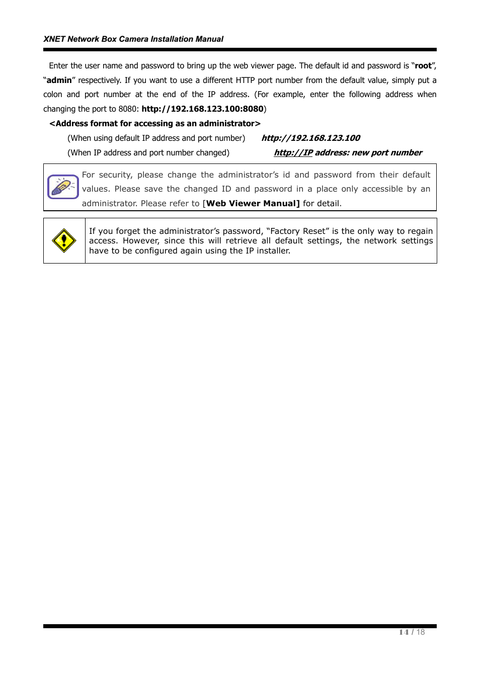 CNB IGB1110NF User Manual | Page 14 / 18