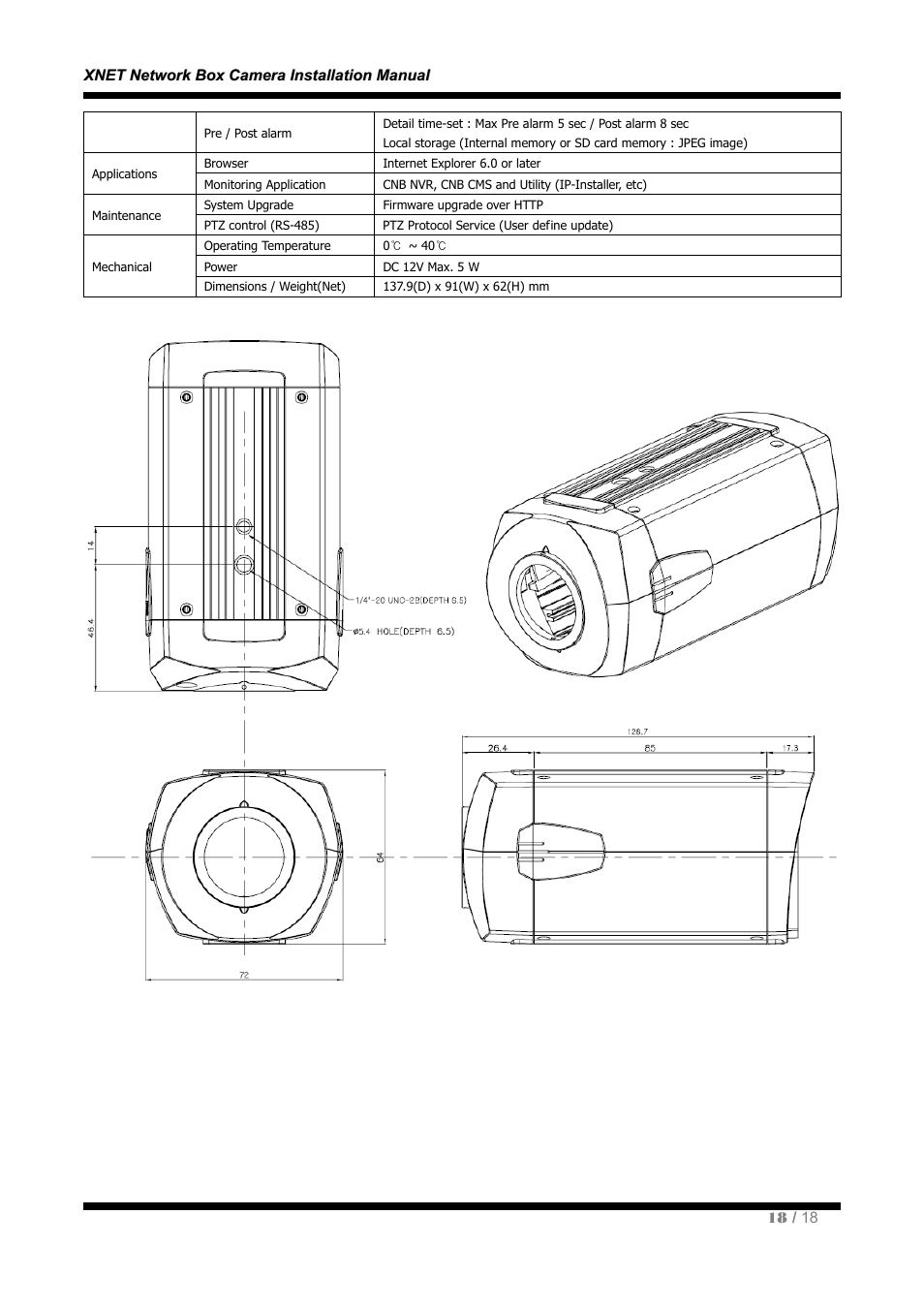 CNB IGB1110NF User Manual | Page 18 / 18