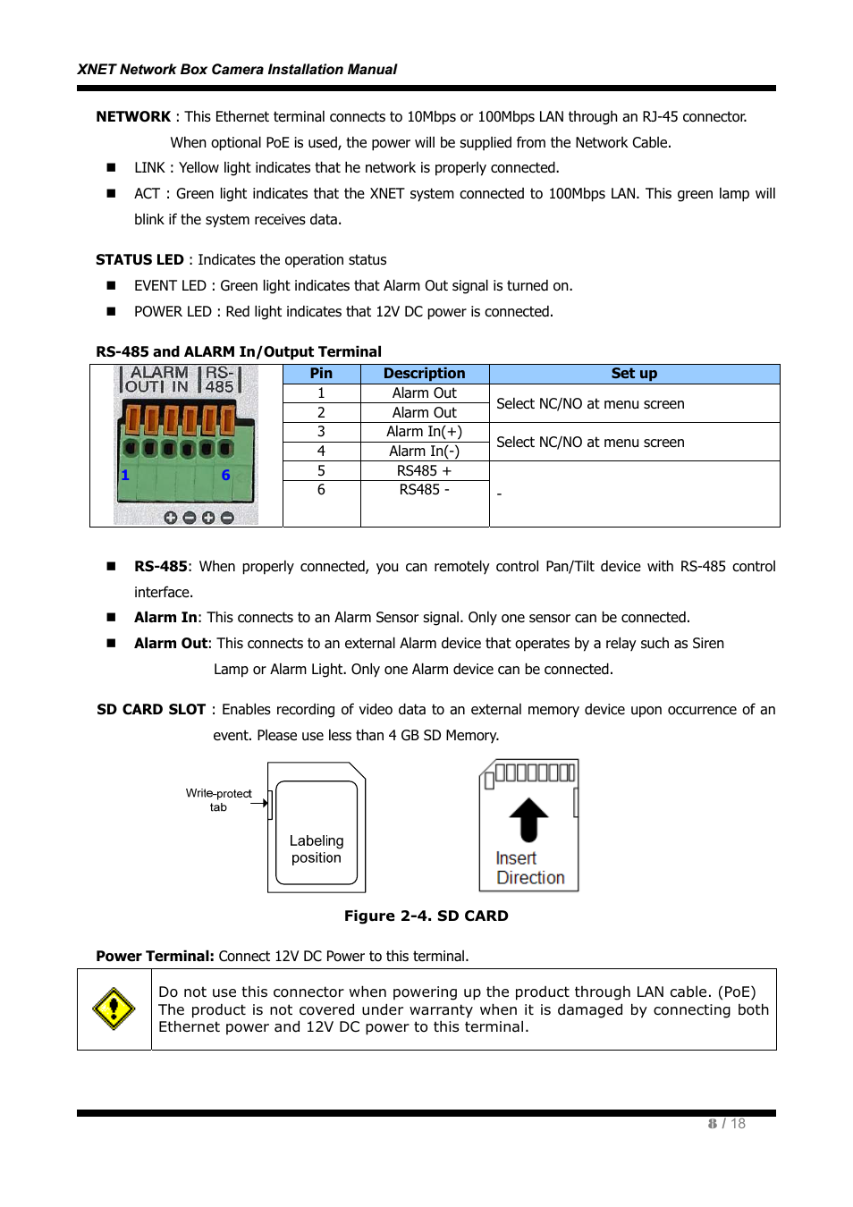 CNB IGB1110NF User Manual | Page 8 / 18