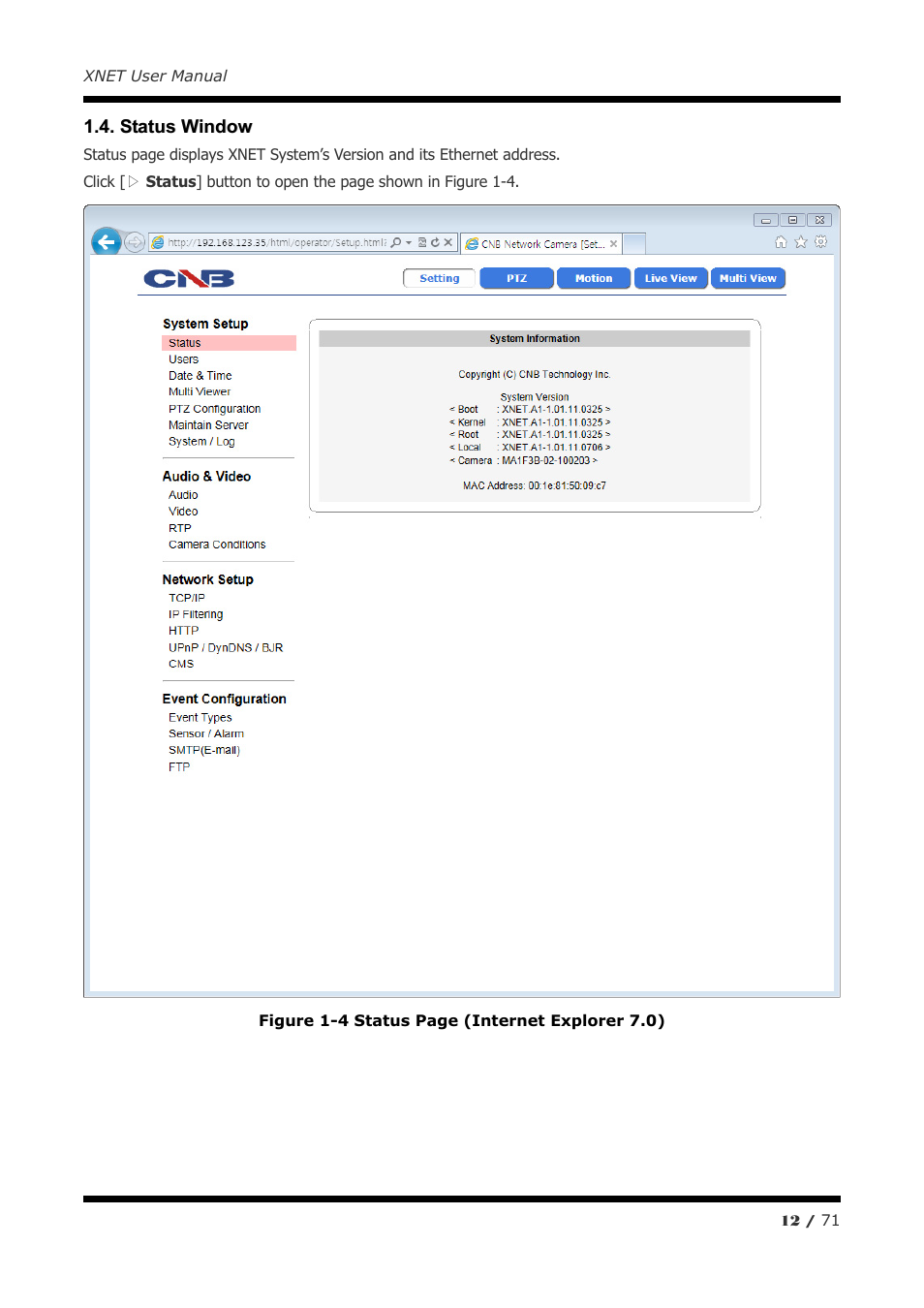 CNB IGB1110PF User Manual | Page 12 / 71