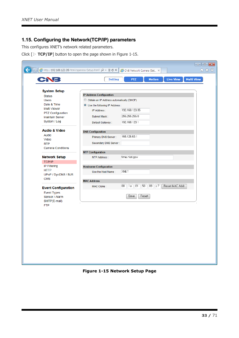 CNB IGB1110PF User Manual | Page 33 / 71