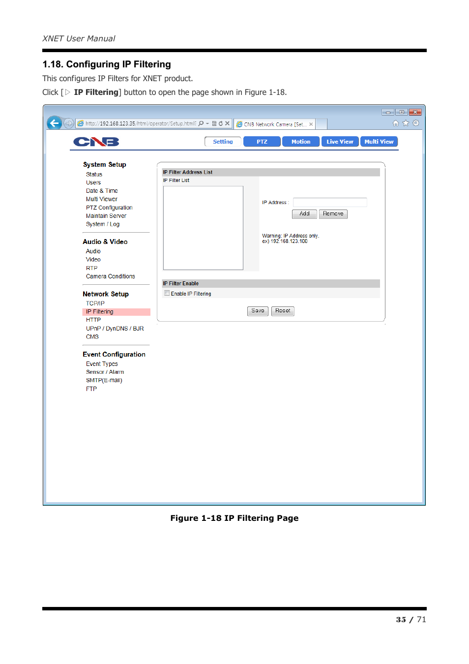 CNB IGB1110PF User Manual | Page 35 / 71