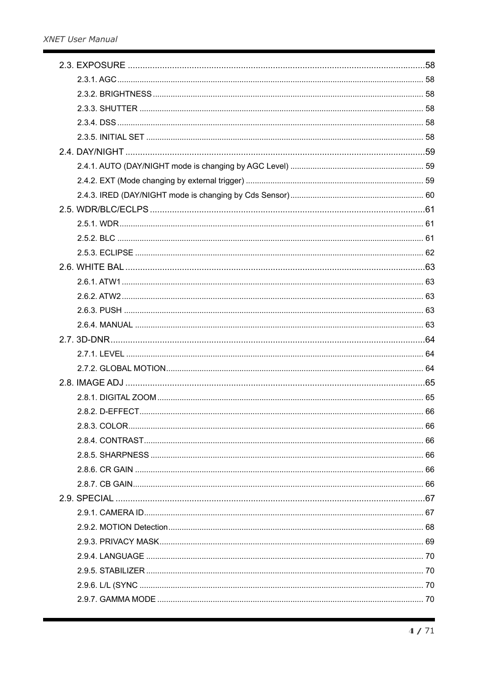 CNB IGB1110PF User Manual | Page 4 / 71
