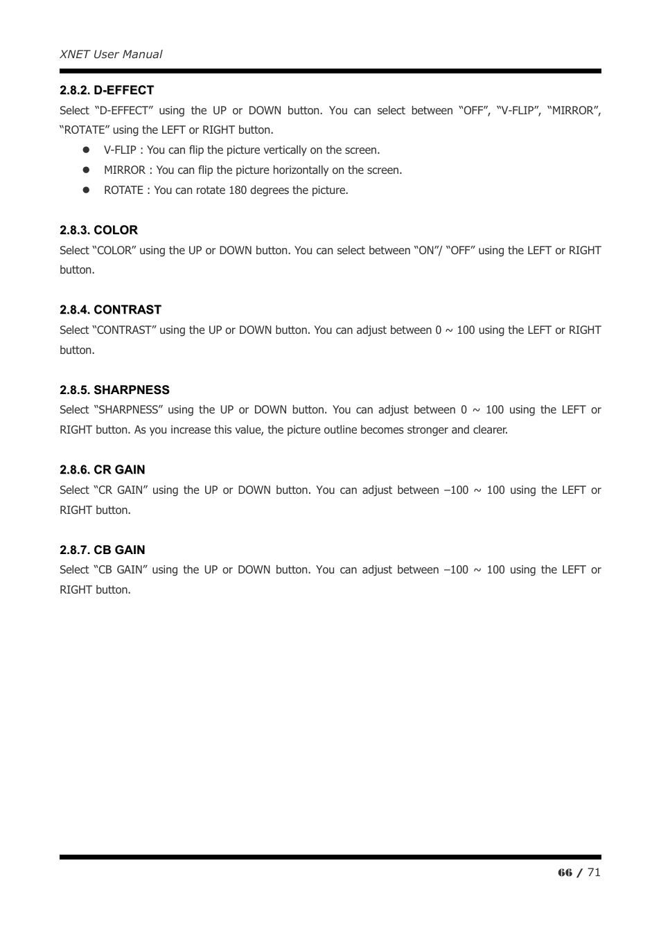 CNB IGB1110PF User Manual | Page 66 / 71
