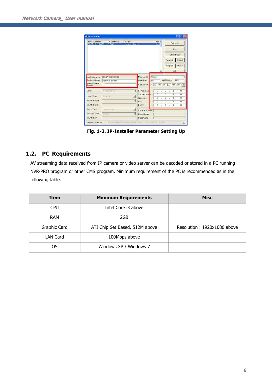 Pc requirements | CNB MDC4050VR User Manual | Page 6 / 40