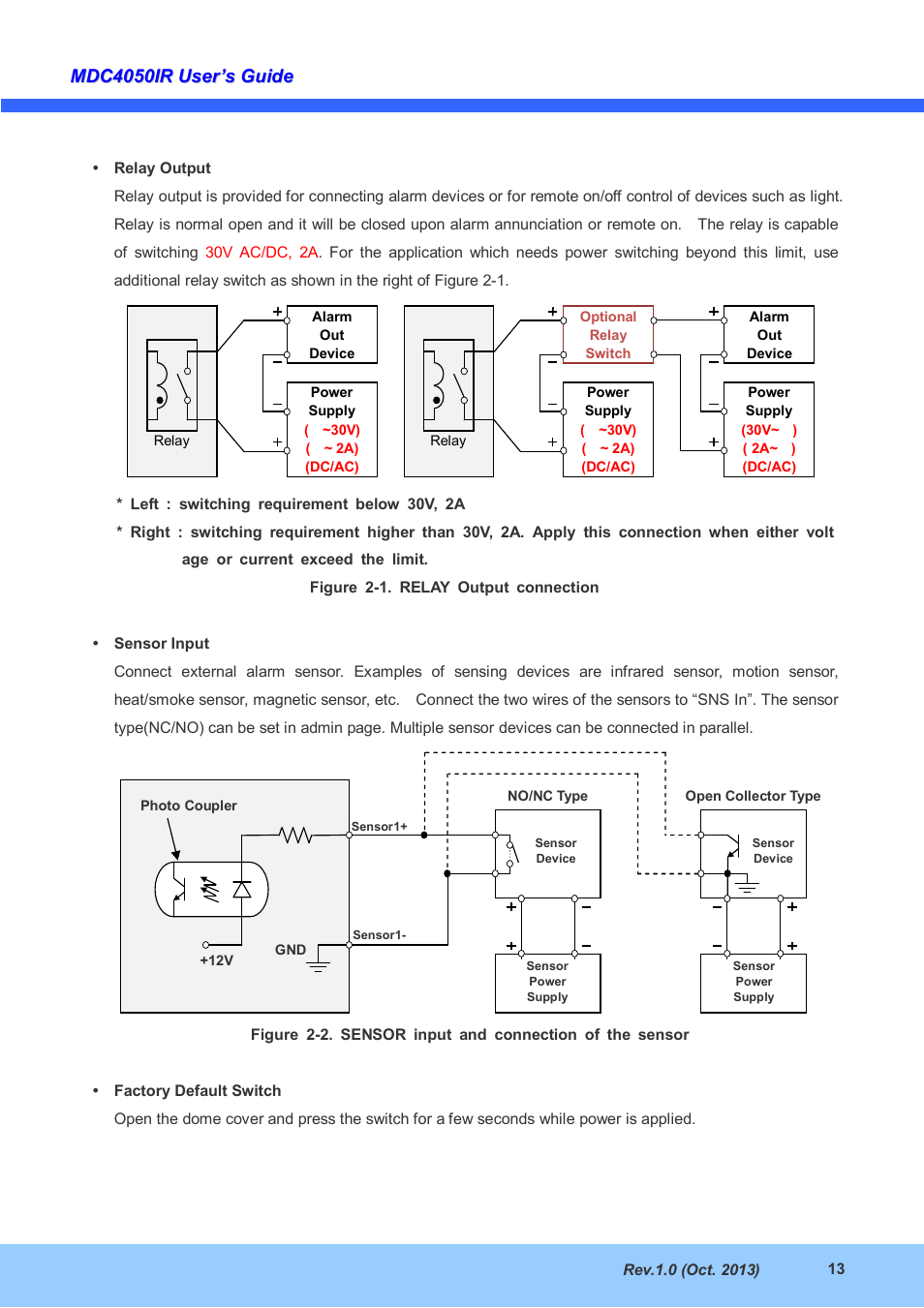 CNB MDC4050IR User Manual | Page 13 / 25
