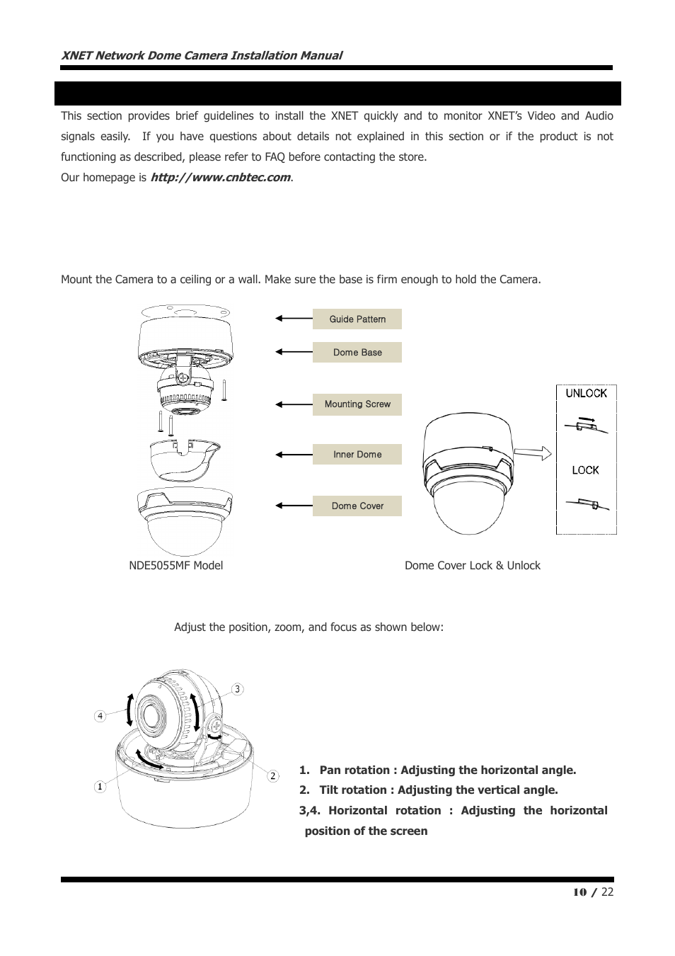 Software installation | CNB NDE5055MF User Manual | Page 10 / 22