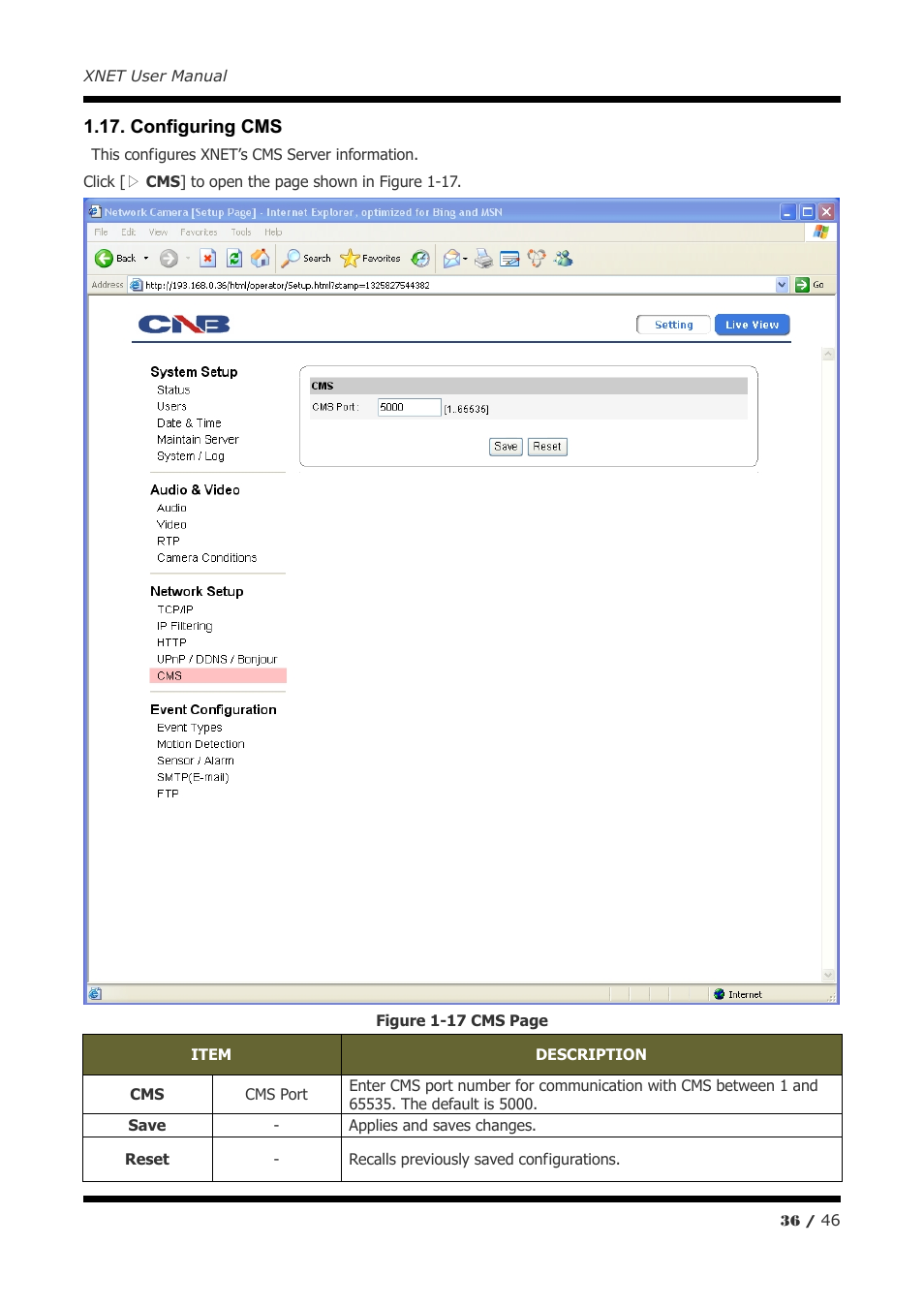 CNB IDC4050F User Manual | Page 36 / 46