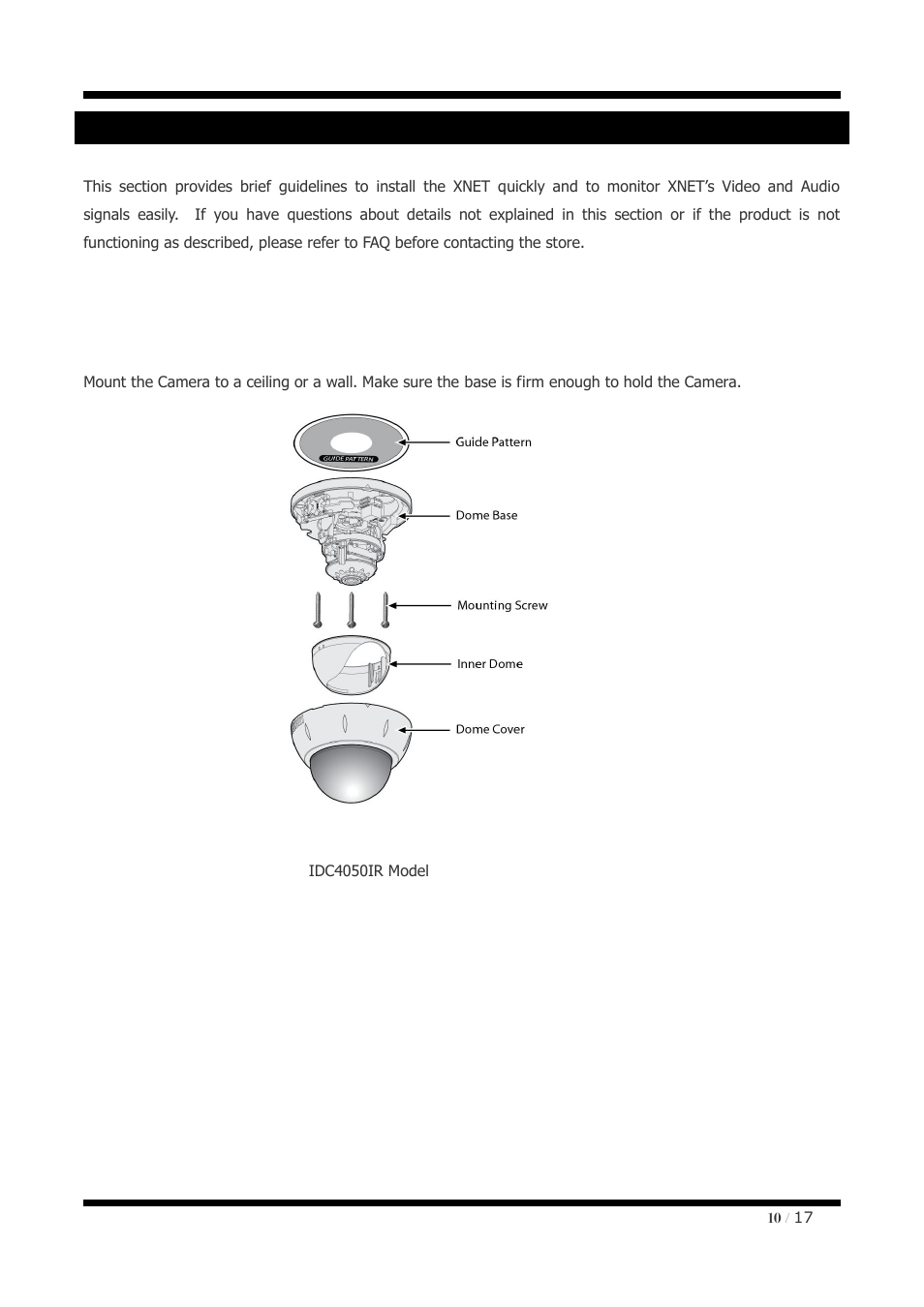 Software installation | CNB IDC4050F User Manual | Page 10 / 17